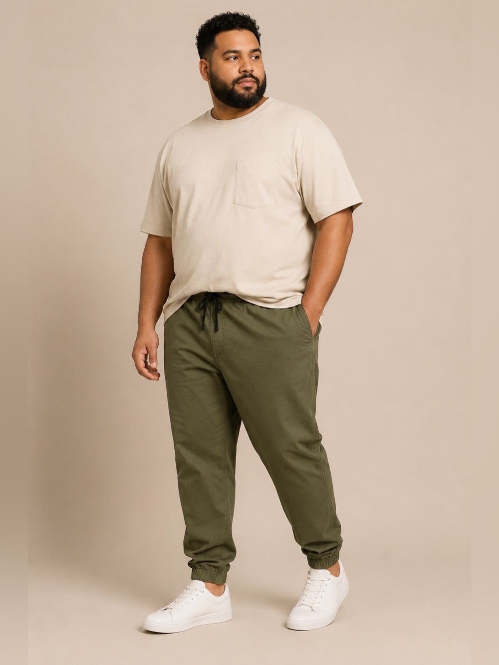 Southpole Flex The Movement Olive Jogger Pants 3XL Stretch Cotton Pull-On